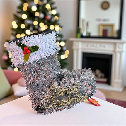 12 Botitas "Merry Christmas" Colores Navidad $23 c/u