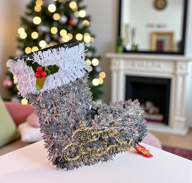 12 Botitas "Merry Christmas" Colores Navidad $23 c/u