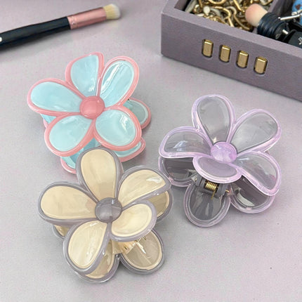 12 Pinzas Flores Bicolor Hermosas para Cabello $9.9 c/u