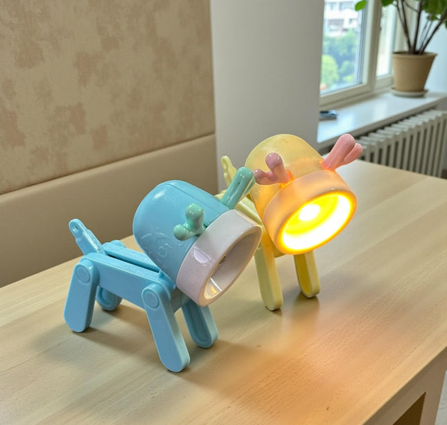 16 Lamparitas Perrito para Escritorio Mini Colores $8 c/u