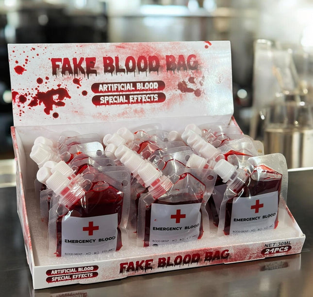 12 Bolsas de Sangre Falsa $14.5 c/u