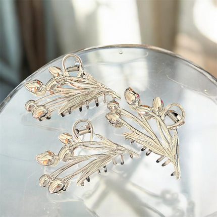 12 Pinzas Metalicas Doradas/Plateadas $11.7 c/u