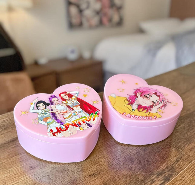 Joyero Guerreras K-Pop con Espejo en Forma de Corazon