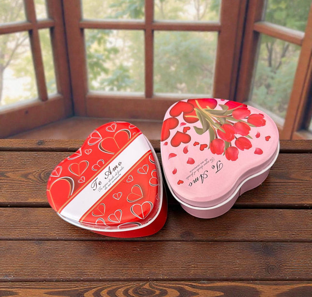 12 Cajita Corazón Decoradas $9 c/u