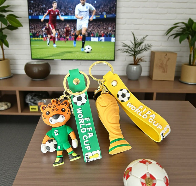 3 Llaveros Mundial Copa/Mascota $28 c/u