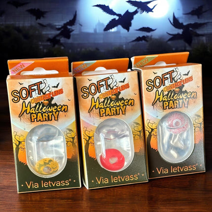 12 Pupilentes Halloween Party $55 c/u