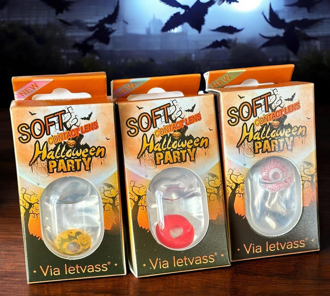 12 Pupilentes Halloween Party $55 c/u