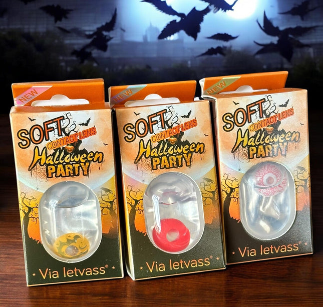 12 Pupilentes Halloween Party $55 c/u