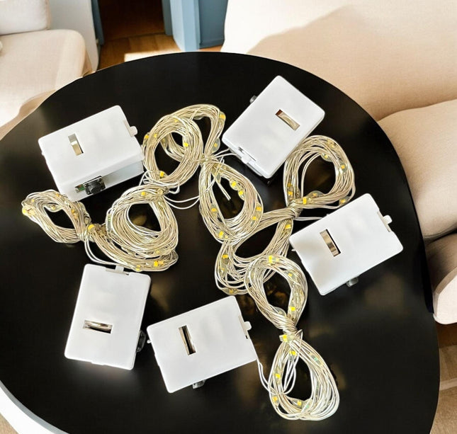 12 Luz de Hadas Amarilla 3M $7 c/u