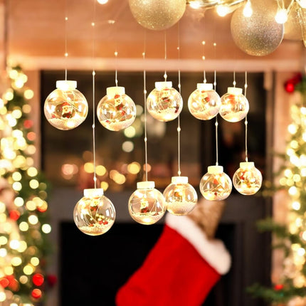 Luces Led colgantes Navideñas en forma de esfera