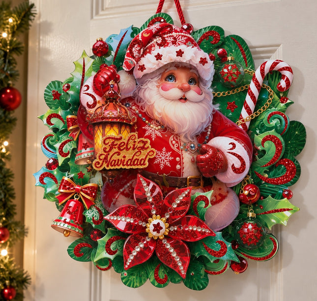 Exclusivo Tienda en linea 💥💎 5 Colgante Navideño 3D Santa Claus Mágico $28.6