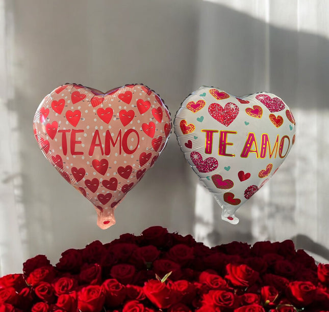 10 Globos San Valentin 15 Pulgadas $3.50 c/u