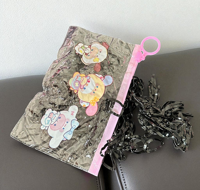 12 Bolsas Sanrio Resellables con Ligas para el cabello $6 c/u