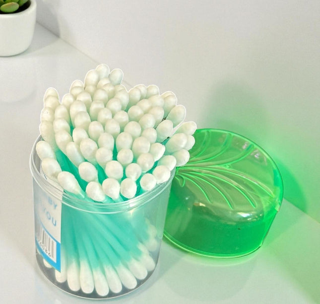 12 Cotonetes Estuche Colores $7.5 c/u