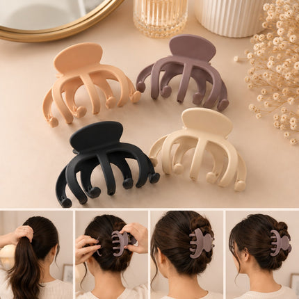 12 Pinzas Grandes Matte para Cabello $9.5 c/u