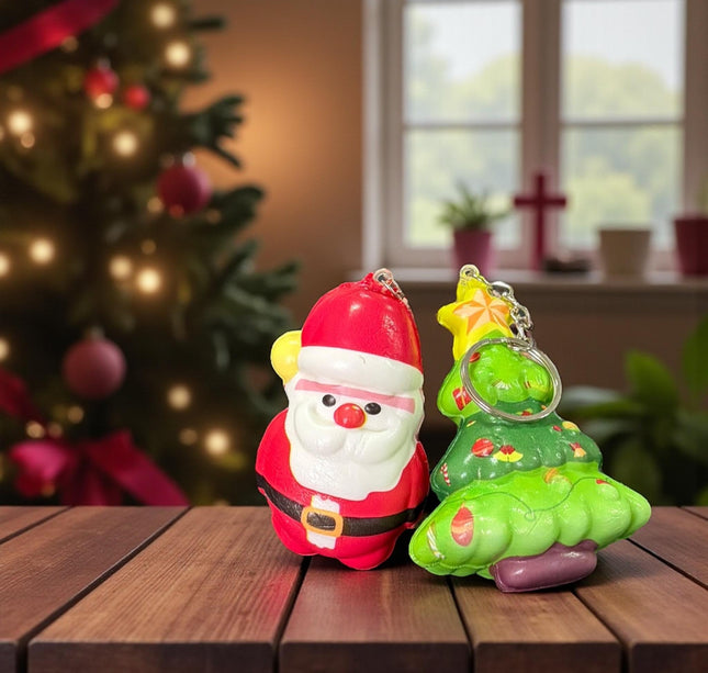 12 Squishies Llavero Navideño Figuras G $10.41 c/u