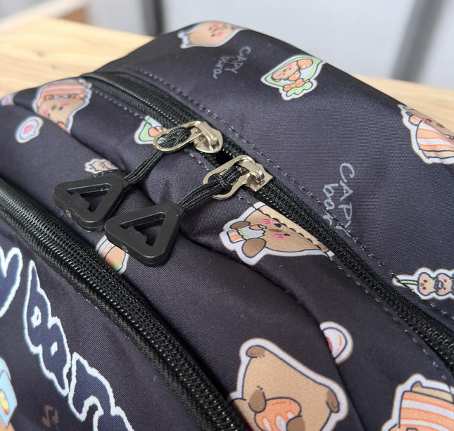 Mochila Capibara Escolar Colores