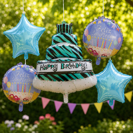 Exclusivo Tienda en linea 💥💎 3 Sets 5 Globos Celebración Figuras $32 c/u