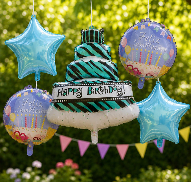 Exclusivo Tienda en linea 💥💎 3 Sets 5 Globos Celebración Figuras $32 c/u
