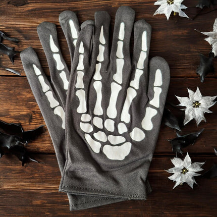 6 Pares de Guantes Calaveras $18 c/u