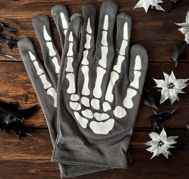 6 Pares de Guantes Calaveras $18 c/u