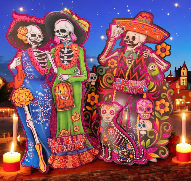 10 Figuras Halloween Diamantadas 3D Grandes $18 c/u