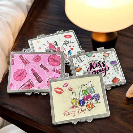 12 Espejos de Bolsillo Dobles Kiss/Paris $5.5 c/u