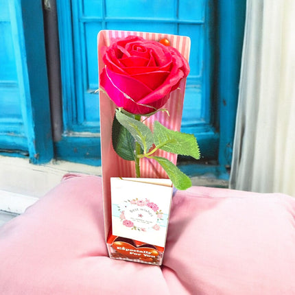 3 Rosa de Regalo con Luz y Tarjeta San Valentín $55 c/u