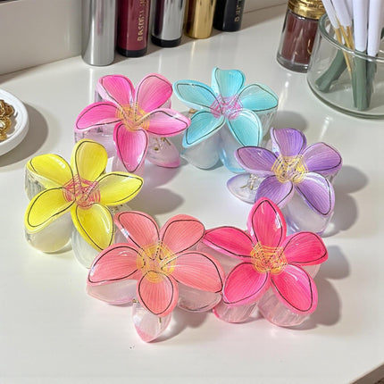 12 Pinzas Flores Hawainas  Centro $9.9 c/u