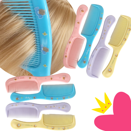 12 Peines Colores Varios Pastel $4.16 c/u