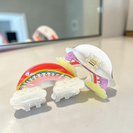 12 Pinzas Arcoiris Lindas $27 c/u