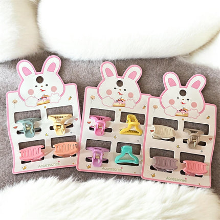 12 Sets 4 Pincitas para Cabello Colores $5.8 c/u