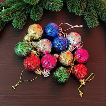 6 Sets de Esferas Ch Colores $12.9 c/u