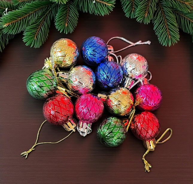 6 Sets de Esferas Ch Colores $12.9 c/u