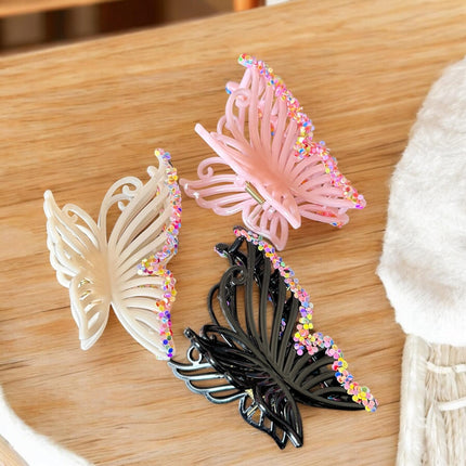 12 Pinzas Premium Mariposa Brillantes $11.5 c/u