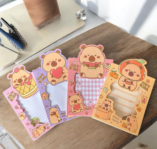 12 Sets de Notas Capibaras $7.5 c/u