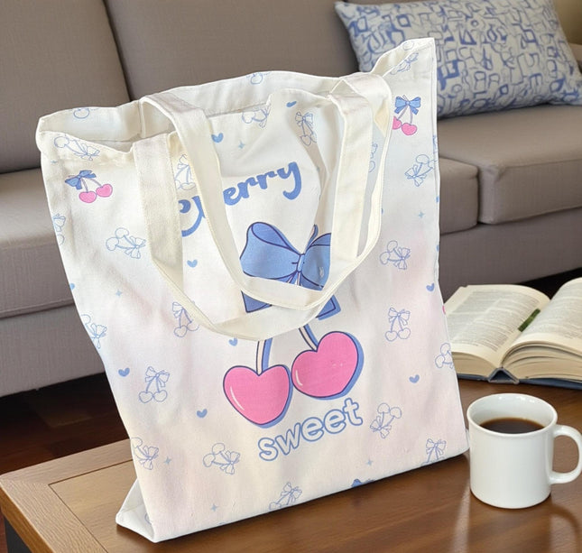 6 Bolsa Tipo Totte Cherrys $29 c/u