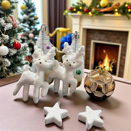 Set Navideño Esferas y Decoraciones Brillos