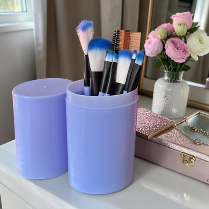 3 Sets de Brochas en Estuche de Plastico Colores $39.6 c/u