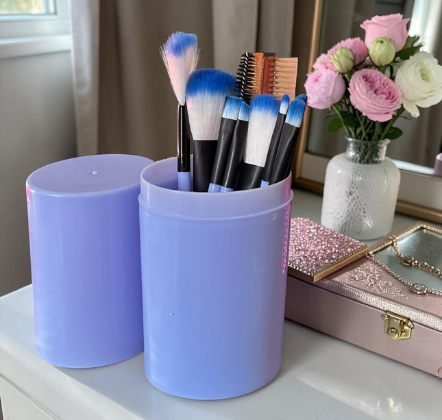 3 Sets de Brochas en Estuche de Plastico Colores $39.6 c/u