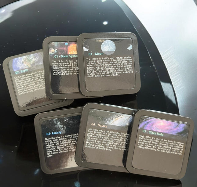 Proyector Galaxias Ajustable Con 12 Cartuchos Intercambiales