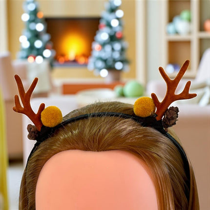 12 Diademas Navideñas Renito $7.5 c/u