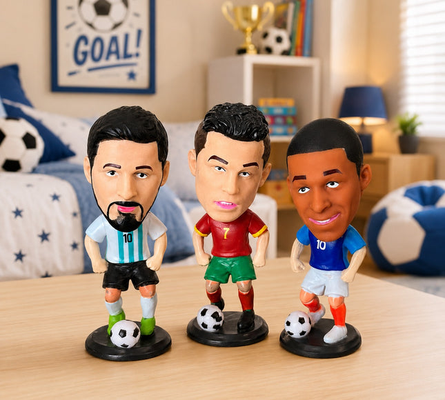 Muñecos Jugador Cabezón de 10CM Mundialistas