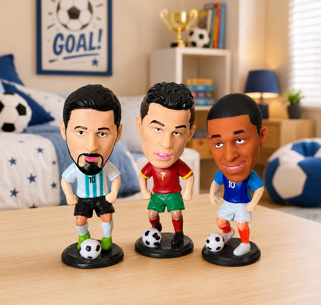 Muñecos Jugador Cabezón de 10CM Mundialistas