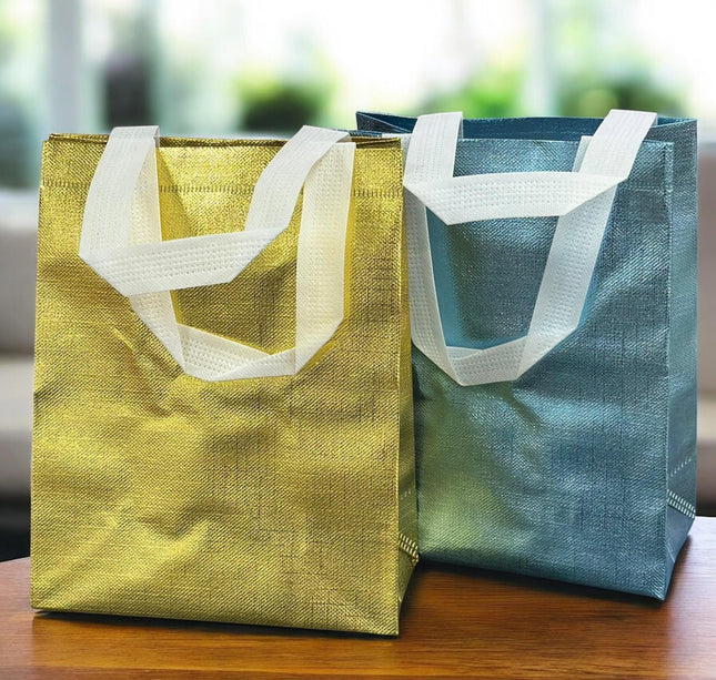 12 Bolsas Reutilizables Medianas Metalicas $5.25 c/u