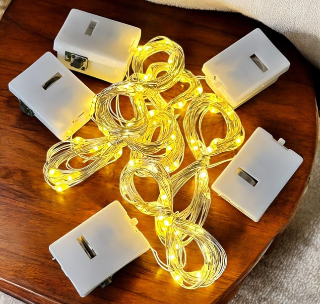 12 Luz de Hadas Amarilla 3M $7 c/u