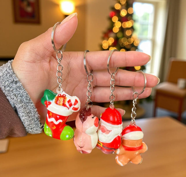 12 Squishie Llavero Navideño Ch $9.37 c/u