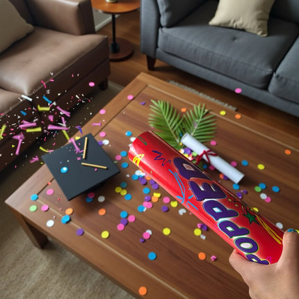 3 Cañon Reventador de Confetti para fiestas 40cm $25 c/u