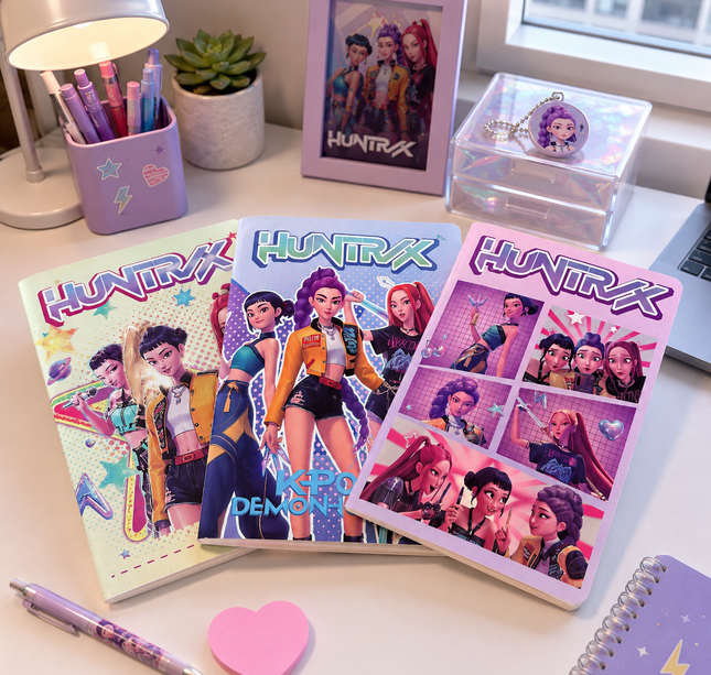 10 Libretas Guerreras K-Pop Francesa  $12 c/u