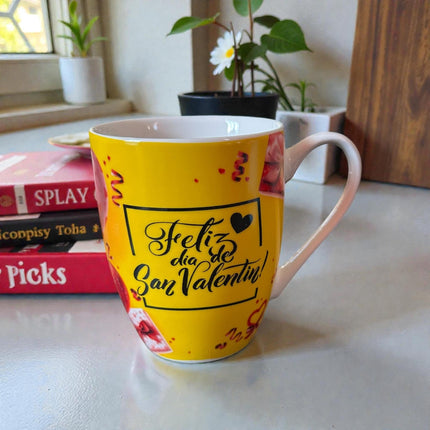 3 Taza "Feliz Día "  Ceramica $29 c/u